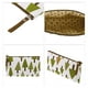thumbnail image 3 of 1pc Bolsa Cosmética Grande para Mujeres con Árboles Verdes para Viaje, Vacaciones y Baño, Lienzo Blanco y Verde, 3 of 3
