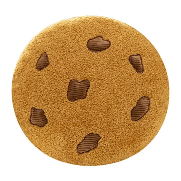 Sofa Vama Ropa de Cama Cojín de suelo con forma de galleta, relleno novedoso para sofá infantil, decoración de dormitorio, regalo for Navideño