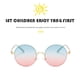thumbnail image 2 of Jumpingount Gafas de sol para niñas, almohadilla nasal transpirable polarizada, gafas a prueba de sol reutilizables a la moda, gafas para viajar y acampar Cadenas y cordones para anteojos Gris Jumpingount AP011614-02, 2 of 6