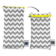 Planet Wise Wipe Pouch, Gray Chevron