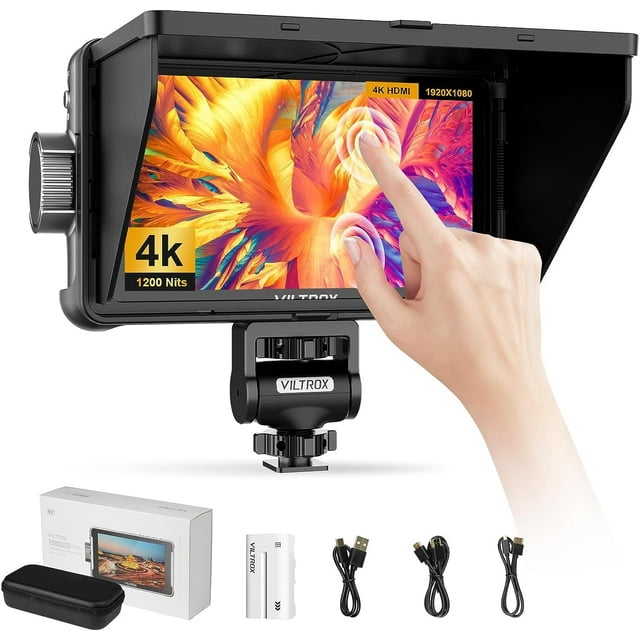 Cámara y monitor de campo VILTROX DC550 Pro, 5.5 pulgadas, 4K, HDMI