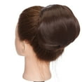 thumbnail image 2 of Chouchou Classique à Clipser en Forme de Beignet, Extension de Cheveux avec Cordon de Serrage, 2 of 6