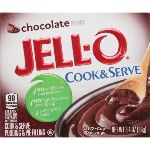 Jell-O Sugar Free Chocolate Fudge Pudding & Pie Filling - 1.4 Oz Packets (Pack Of 24)