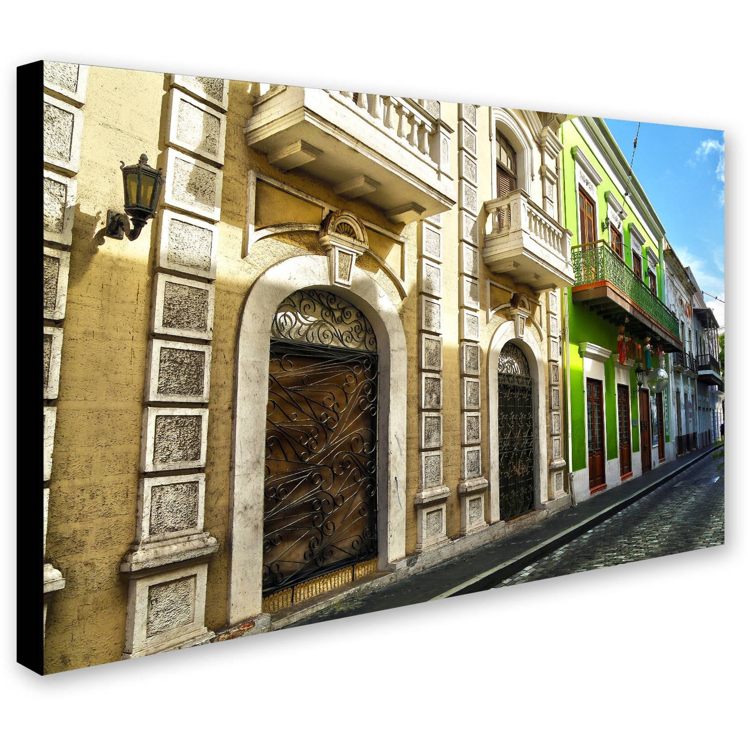 Trademark Fine Art "Old San Juan 8" Canvas Art by CATeyes