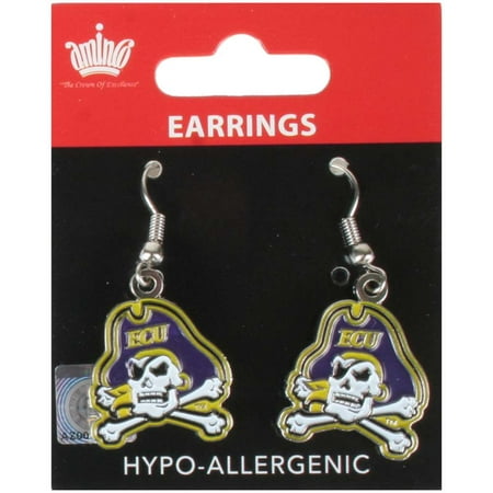 - East Carolina Pirates Dangler Earrings
