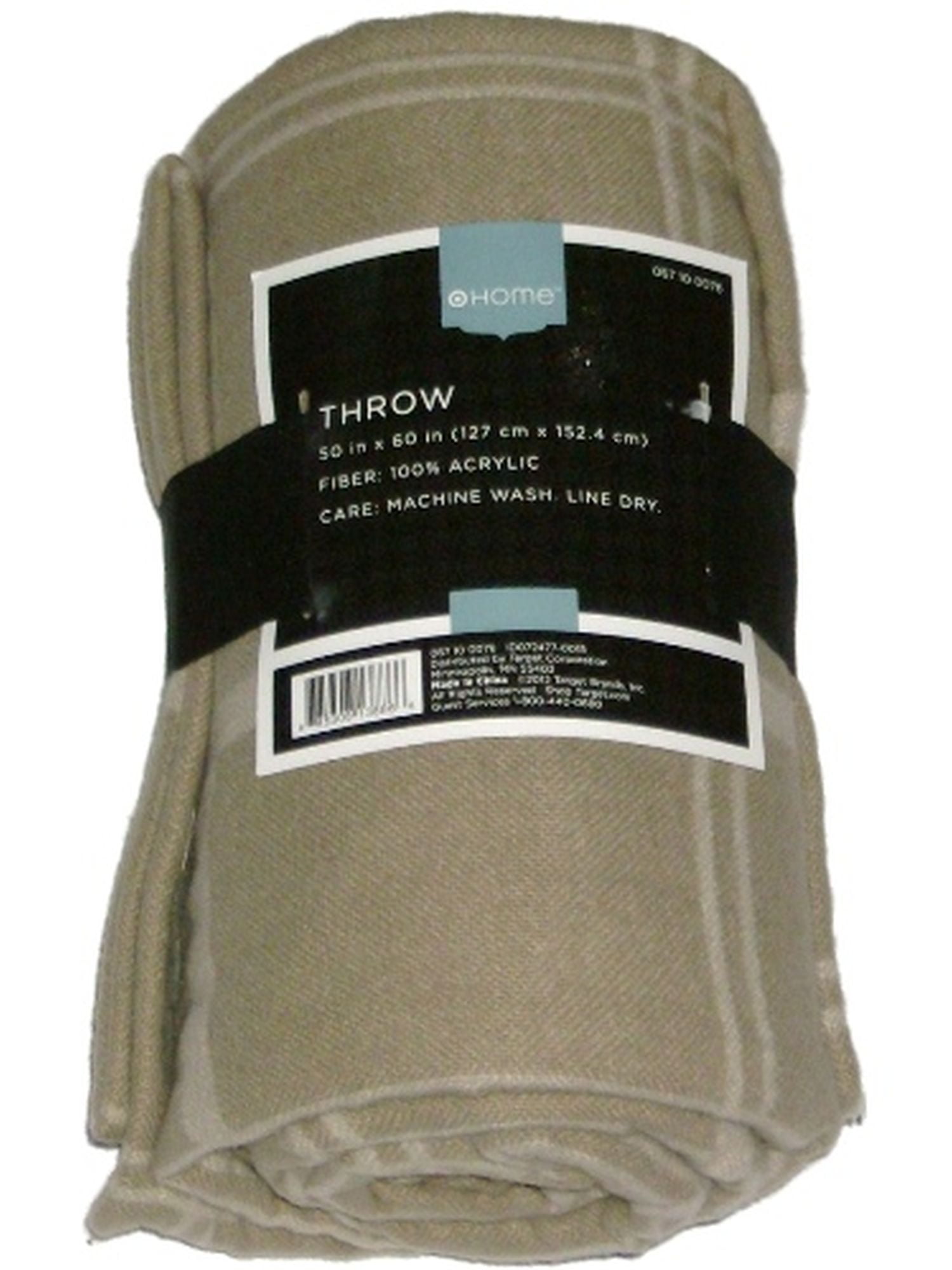 Home Beige Plaid Throw Blanket Soft & Warm Lightweight Tan Walmart