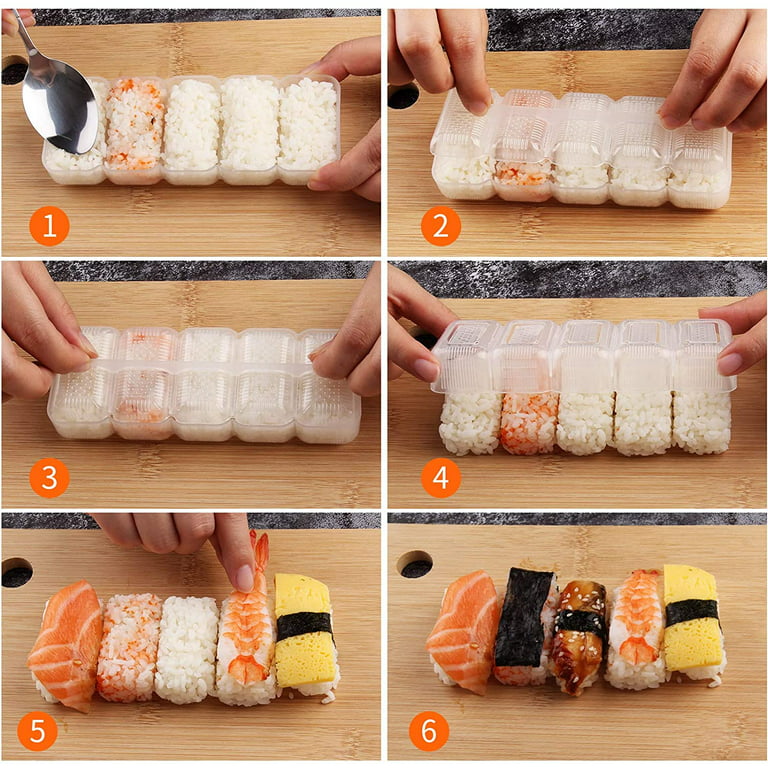 Sushi Roll Maker Easy Rice Ball Mold Non-stick Perfect Rolling DIY Sushi  Making