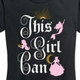 thumbnail image 3 of Disney Princess - This Girl Can - Women's Short Sleeve Graphic T-Shirt, 3 of 5