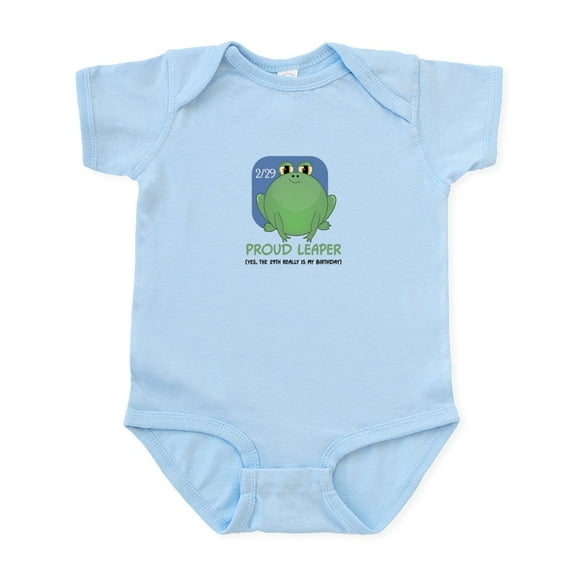 CafePress - Proud Leaper Infant Bodysuit - Baby Light Bodysuit, Size Newborn - 24 Months