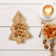 thumbnail image 4 of Miangastore 1 Pc Classic Design Salad Plate Bamboo Durable for Special Parties, 4 of 8