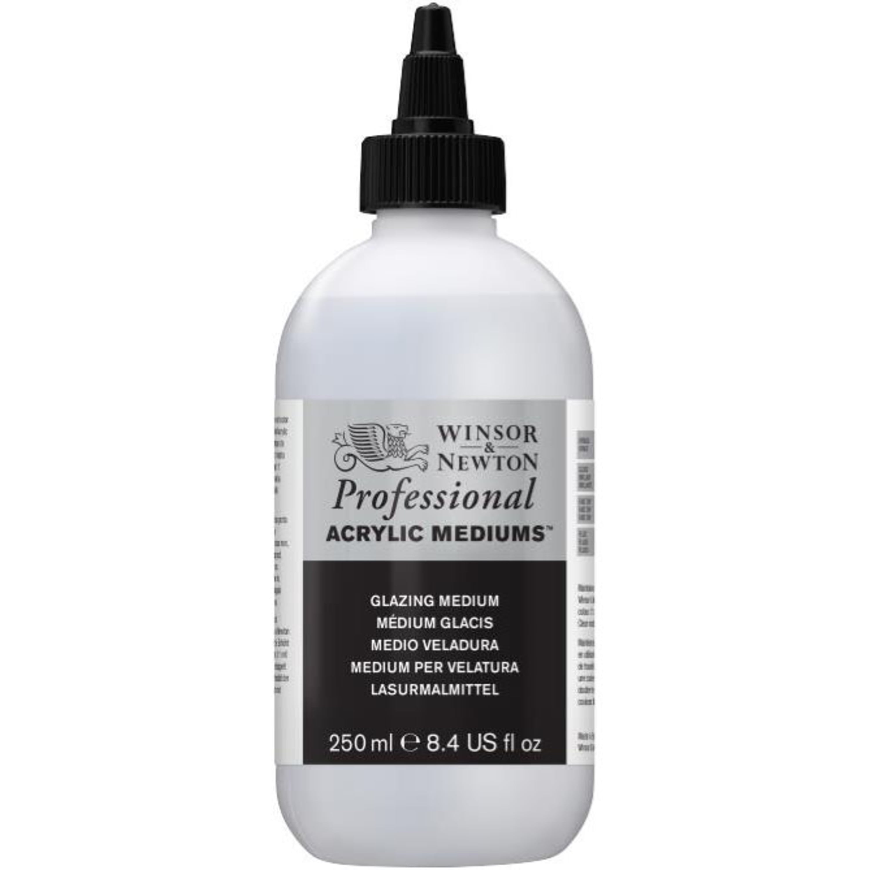 Winsor & Newton Artists' Acrylic Glazing Medium, 250ml Bottle