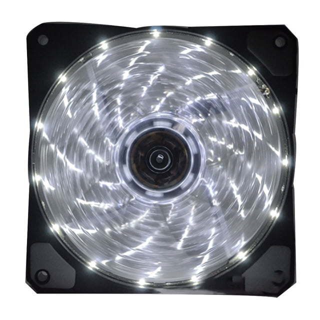 Ventilador ultra silencioso de la caja de la PC de la computadora de 120 mm LED 15 LED Ventilador del enfriador del disipador de calor de la CPU de 12 V Scienceny DZ7735-01