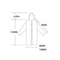 thumbnail image 7 of SPRING PARK Raincoat Waterproof Rain Jacket Outdoor Womens Mens Hooded Drawstring Long Coat Unisex, 7 of 7