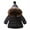 Black, variant on Dezsed Winter Jacket Girls Solid Color Hooded Snowsuit Coat with Zipper Long Sleeve Warm Children Clothes Down Windproof Jacket Outerwear 6Months-5Years