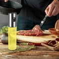 thumbnail image 1 of Oil Spray Bottle Pump Glass Olive Cooking Stainless Steel Pot Leak-proof Drops, 1 of 5