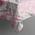 thumbnail image 5 of Pioneer Flower Floral Print Pattern Square Tablecloth,Waterproof Square Table Cover,Wipeable Spillproof Washable Table Cover for Home Kitchen Party Decor 60"x60"(152x152cm), 5 of 6