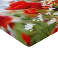 thumbnail image 2 of Ambesonne Country Fitted Sheet, Spring Meadow, Twin XL Size, Multicolor, 2 of 3