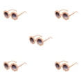 thumbnail image 3 of sweethay Gafas ópticas Gafas de sol Gafas de sol para niños Protección UV con marco adecuado para protección de ojos Naranja Rosa Type2 NO2, 3 of 6