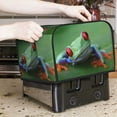 thumbnail image 7 of Uemuo Red-Eyed Tree Frog-1 Print Toaster Cover 4 Slice, Small Kitchen Appliance Covers, Toaster Oven Cover with Loop, Bread Machine Cover Dust Cover Protection, 7 of 7