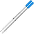 thumbnail image 2 of Lanier Combo Pack - 2 Pack - Monteverde Soft Roll Ballpoint C13 Paste Ink Refill Compatible with most Cross Style Ballpoint Pens - Turquoise (Medium Tip 0.7mm), 2 of 3