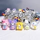 thumbnail image 2 of Sanrio-Llavero Kawaii de Hello Kitty para niña y niño, llaveros de dibujos animados, melodía, Kuromi, Cinnamoroll, muñecas colgantes, regalos para coche, 2 of 5