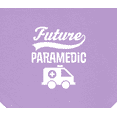 thumbnail image 3 of Inktastic Future Paramedic Ambulance Baby Bandana Bib, 3 of 4