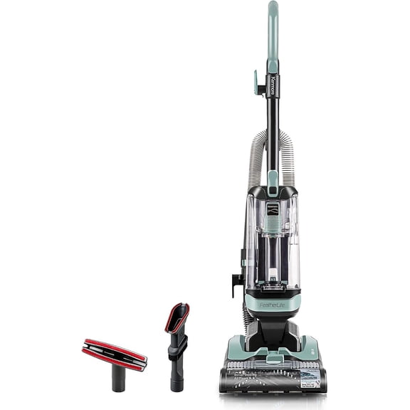 Kenmore DU1275 Featherlite Bagless Upright Vacuum, Pet-Friendly Lightweight, 4-Level Height Adjustment, Hair Eliminator Brushroll & 2 Tools