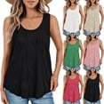 thumbnail image 2 of Pink Tank Tops for Women Vintage Plain Summer Tank Tops for Women Spaghetti Strap Tunic U Neck Sleeveless Womens Camisole 2026 Basic Cami Shirts, 2 of 6