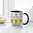 thumbnail image 4 of CafePress - Glass Half Full Empty Pee Funny T Shirt Mug - 11 oz Ceramic Mug - Novelty Coffee Tea Cup, 4 of 4
