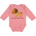 thumbnail image 3 of Inktastic Dachshund Hot Dog Funny Boys or Girls Long Sleeve Baby Bodysuit, 3 of 5