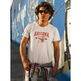 thumbnail image 2 of Retro College Arizona Eagle T-Shirt Men -Image by Shutterstock, Male x-Large, 2 of 4
