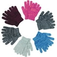 thumbnail image 5 of ToBeInStyle Women's Pack of 6 Assorted Magic Gloves - Heathered - One Size, 5 of 9