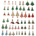 thumbnail image 1 of Colgante colorido con forma de árbol de Navidad esmaltado, 54 unidades, de Charm stino, 1 of 8