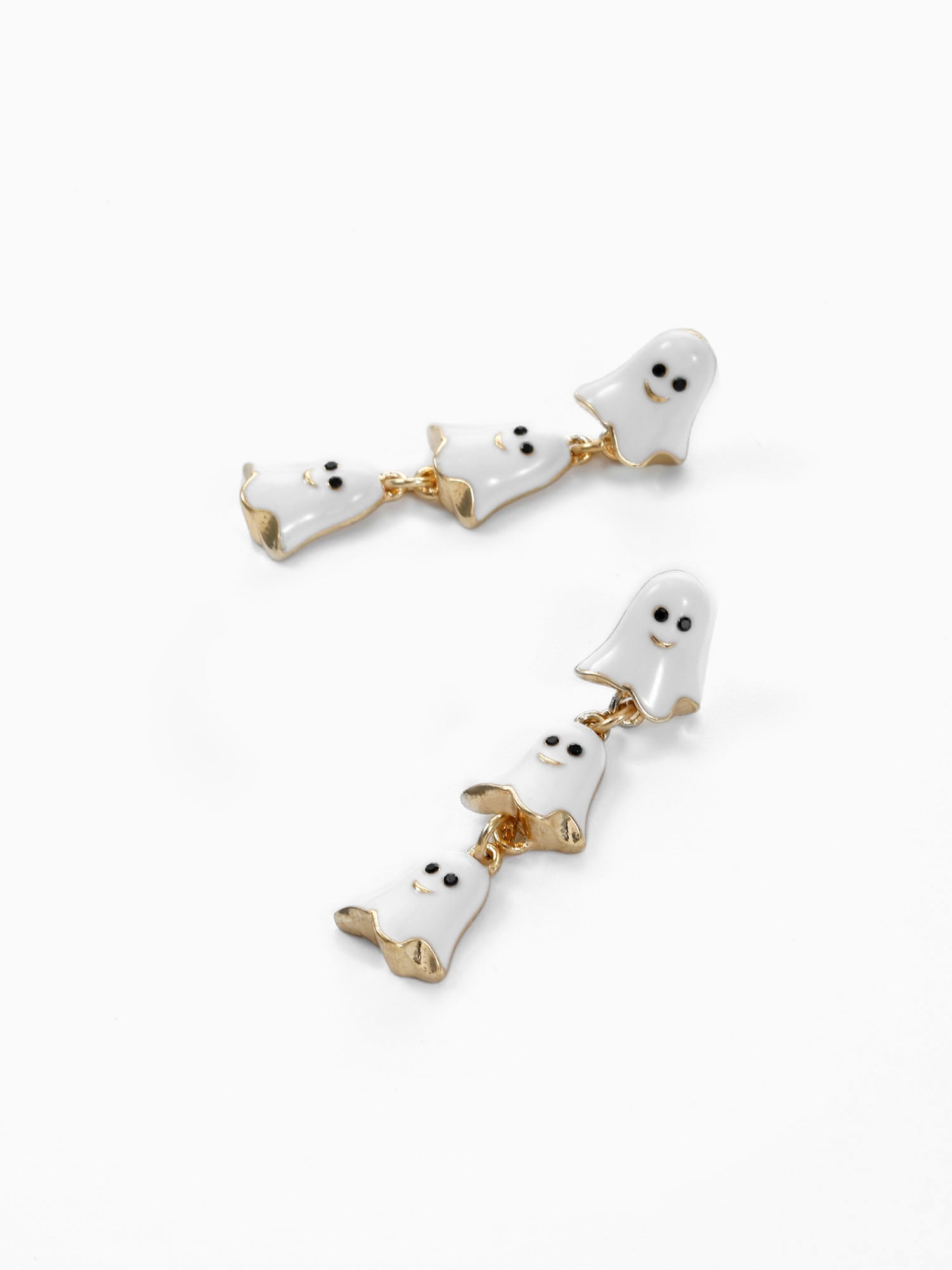 Way to Celebrate Ghost Halloween Drop Earrings, 1 Pair