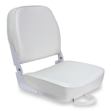 Springfield Marine Economy Standard Folding Fishing Boat Seat - White - 16"