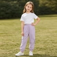 thumbnail image 6 of Bxsruta Boys Cargo Pants Elastic Waist Joggers Casual Outdoor Active Trousers, 6 of 8