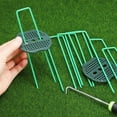 thumbnail image 4 of 25 Pack Garden Stakes, 6" 11 Gauge  U-Type Turf Stake with Gasket&Hook, 4 of 7