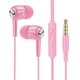 thumbnail image 2 of Auriculares con Cable para Juegos en oreja con Micrófono Subwoofer de Graves Pesados Cable de 1,2 M de Sonido Impactante 9D Ruido para IOS Y rosado, 2 of 5