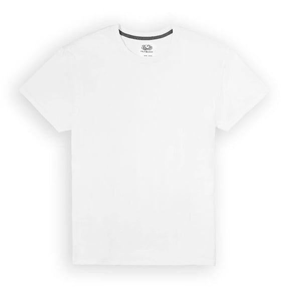 Playera Fruit Of The Loom para Hombre, Cuello Redondo Manga Corta Blanco Talla M