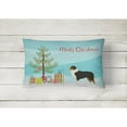 thumbnail image 2 of Carolines Treasures CK3516PW1216 Australian Shepherd Christmas Tree Canvas Fabric Decorative Pillow, 12H x16W,, 2 of 4