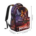 thumbnail image 2 of Ninjago Backpack For Men Women Cartoon Backpacks Lovely 17 Inch Bookbag Lightweight Cute Travel Backpack Gifts, 2 of 6