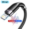 thumbnail image 2 of Cable USB Elough para iPhone Cable 13 11 12 Pro Max XR XS 8 7 Plus cargador de carga rápida Cable de iluminación 2021 iPad Cable de datos Tan Jianjun unisex, 2 of 2