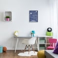 thumbnail image 2 of The Kids Room by Stupell Navy Textural Twinkle Little Star Typography Framed Wall Art by Karen Zukowski (Finny And Zook), 2 of 8