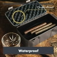 thumbnail image 5 of Pardo Cigar Crushproof Cigar Humidor Built-in Humidifier Disc, Holds 12-15 Cigars, 5 of 8
