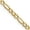 Yellow Gold 2.50mm, variant on 14 Karat White Gold 7.0mm Figaro Chain