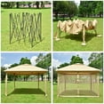thumbnail image 3 of Yescom All in 1 11x11ft Pop-Up Gazebo Tent with Mesh Sidewall Carry Bag Canopy Shelter for Outdoor Home Patio, 3 of 10