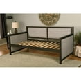thumbnail image 3 of Pemberly Row Wood Daybed in Graystone Finish includes Black Mattress, 3 of 8
