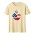 thumbnail image 4 of Cxenplz American Flag Shirts for Men Summer Casual Independence Day 4th of July Tops Patriotic Short Sleeve Shirt USA Memorial Day Tee, 4 of 5