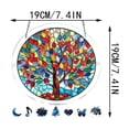 thumbnail image 5 of Acrylic Puzzles Suncatcher, 7.4 Inch Hummingbird Window Suncatcher Acrylic Puzzle, DIY Acrylic Suncatcher Jigsaw Puzzle Home Decor Art Gift, 5 of 5