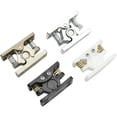 thumbnail image 2 of Heavy-Duty Door Stopper with Spring Lock Mechanism - Versatile Plastic and Zinc Alloy Bumper for Doors, Cabinets, and Drawers - Easy Installation with Included Screws - Available in White and Various, 2 of 5